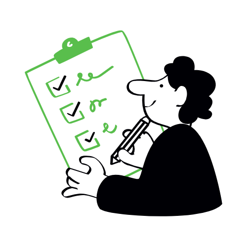 An illustration representing a staff user